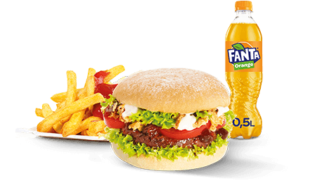 Produktbild Veggie BBQ Burger Menü
