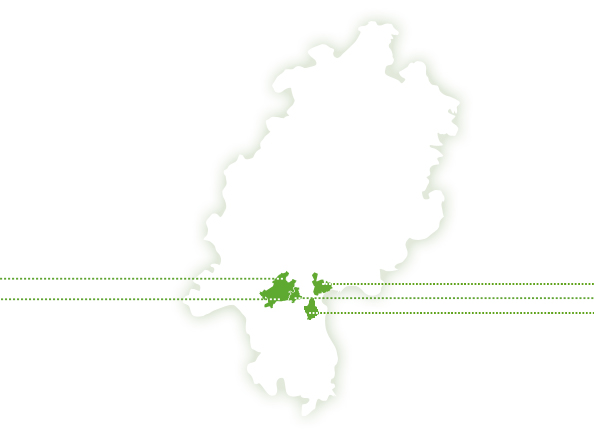 Karte von Hessen